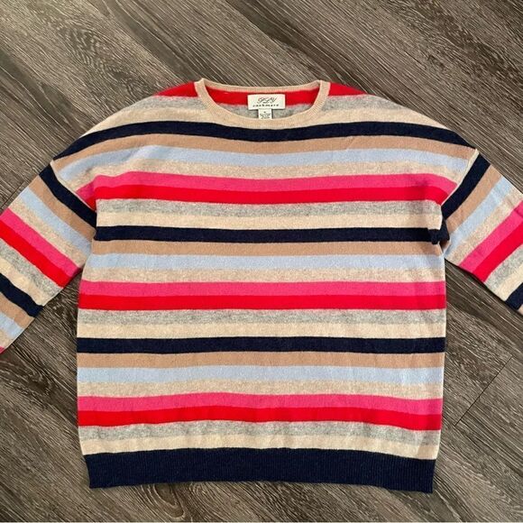 Ply cashmere striped sweater - Picture 2 of 7
